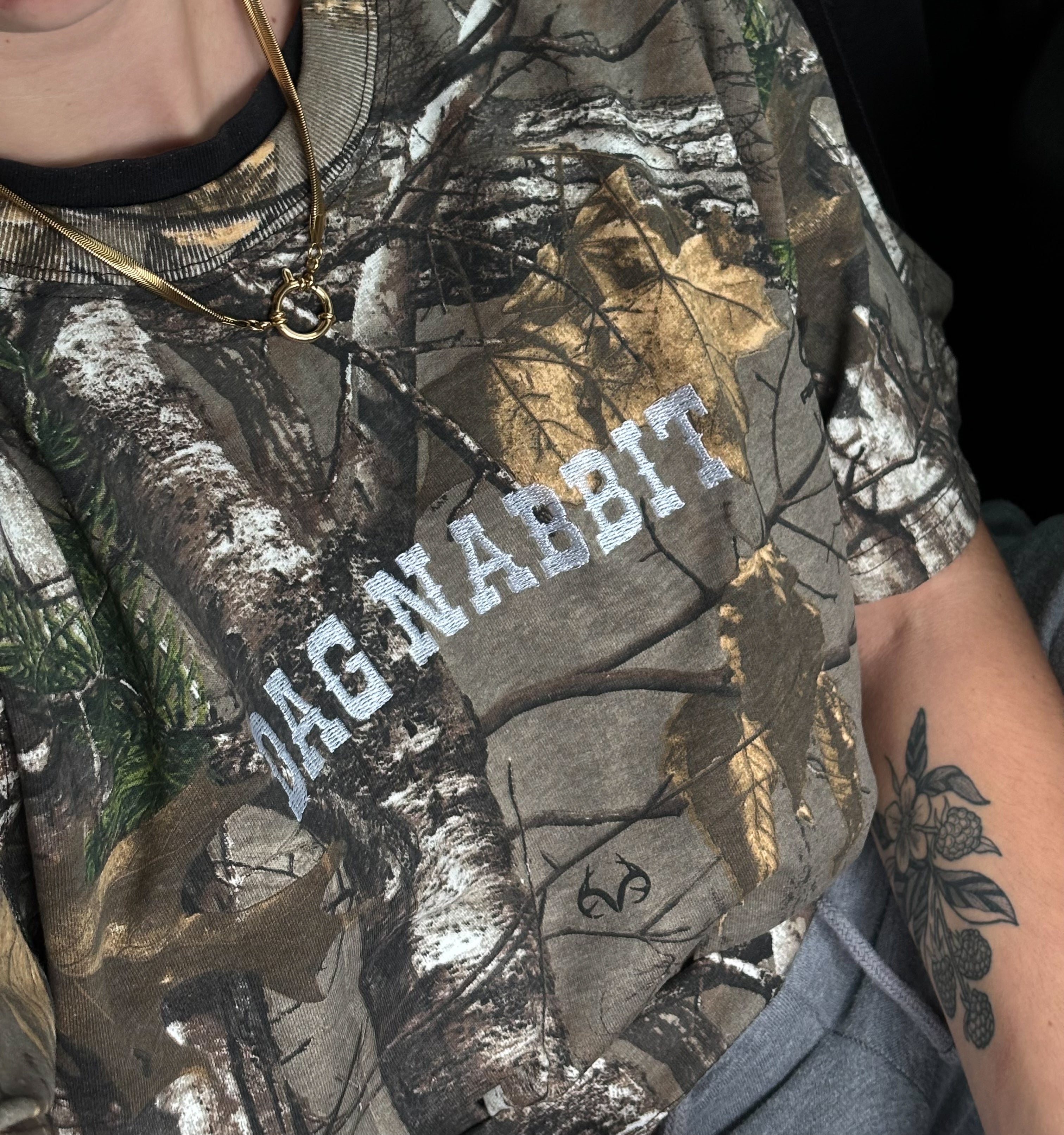 "DAG NABBIT"  Camo Realtree Tee