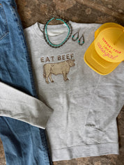 "EAT BEEF" Crewneck