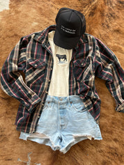 Black Angus Bull Tee