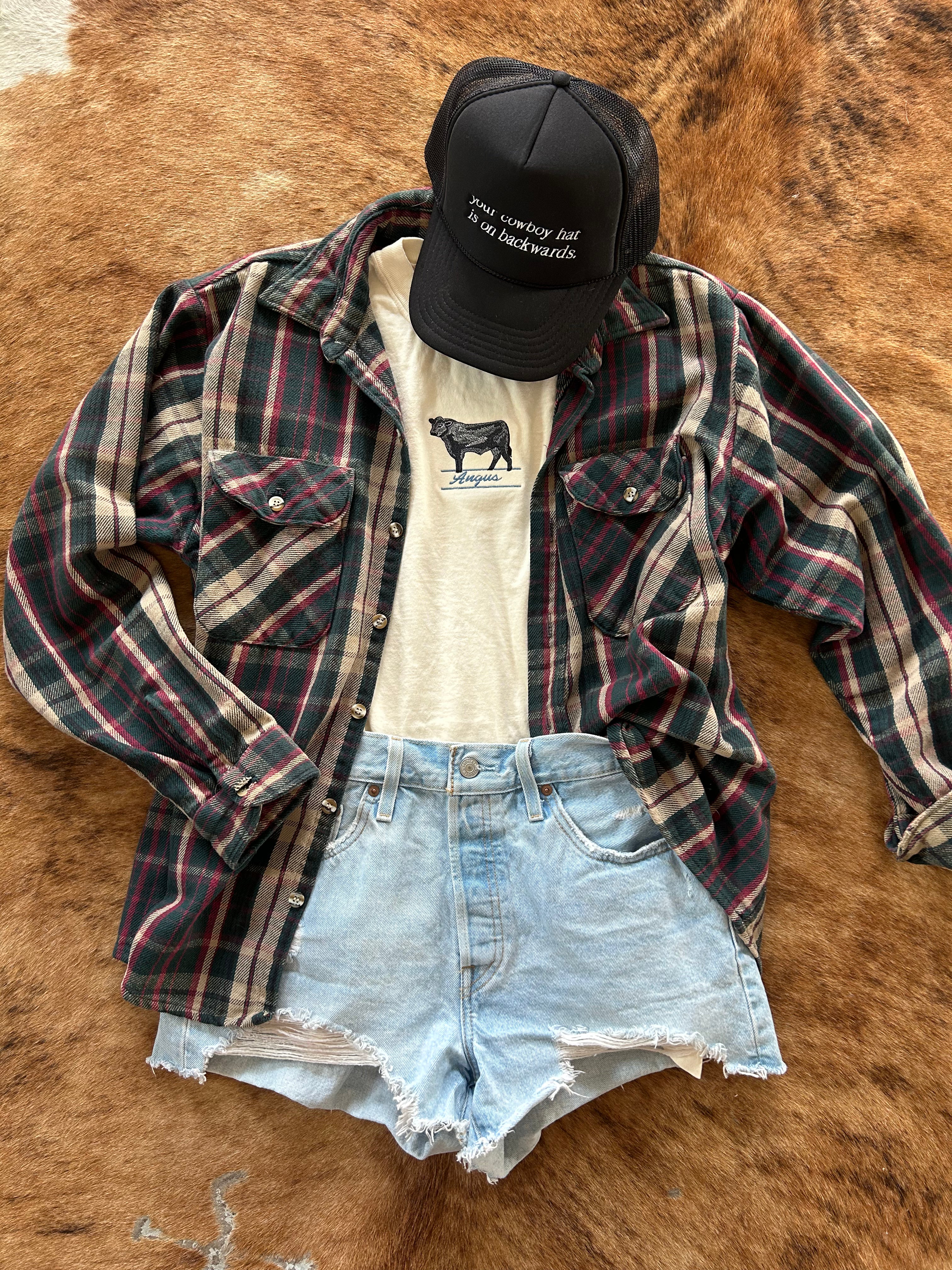 Black Angus Bull Tee